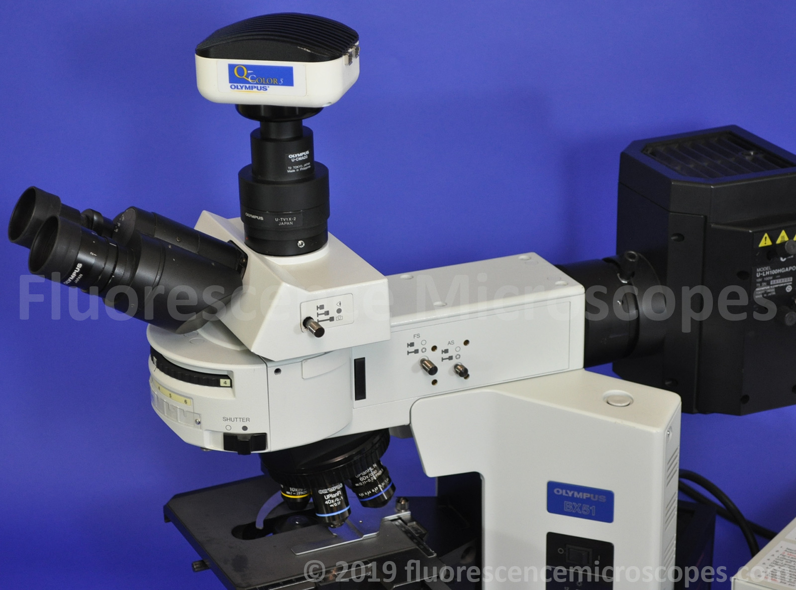 Fluorescence Microscopes Olympus Bx51 Upright Fluorescence Microscope