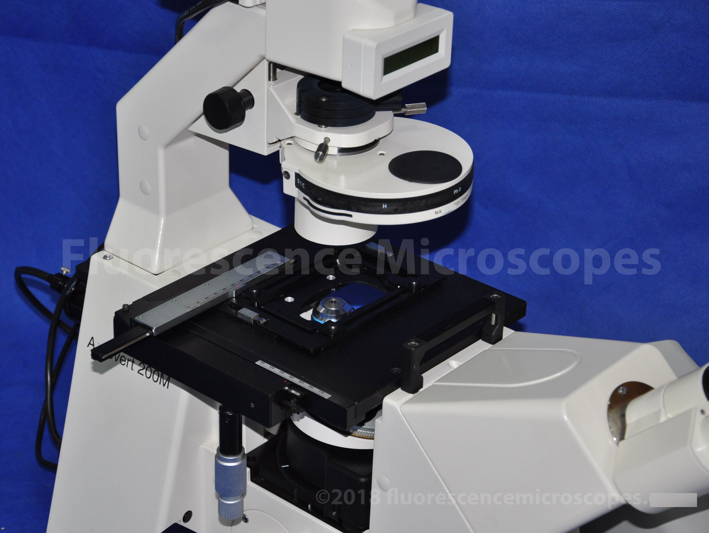 Zeiss Axiovert 200M Motorized Inverted Fluorescence Microscope w/ X